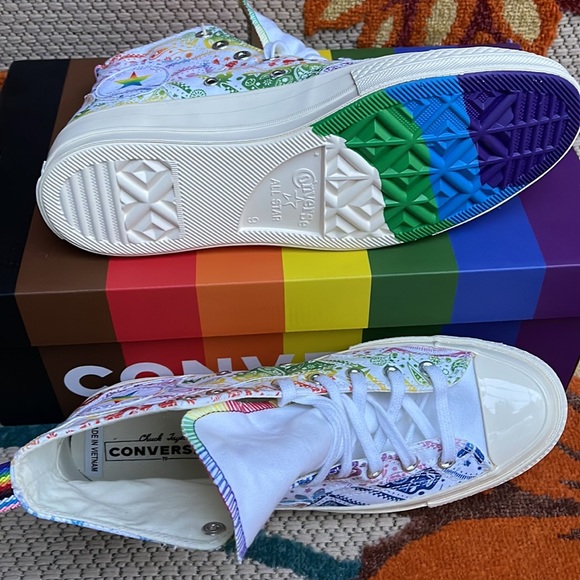 Converse A02266C All Star 
CHUCK Taylor 70 HI
WHITE/UNIVERSITY RED Men’ sneakers - Picture 5 of 16